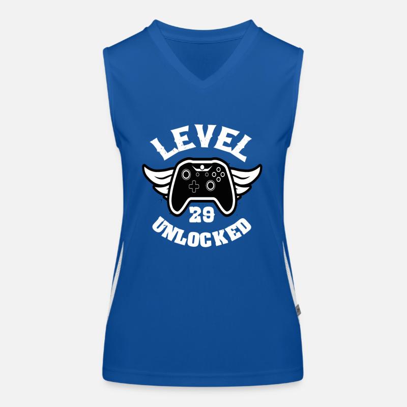 Level 29 Unlocked 29 Geburtstag Funktionelles Kontrast-Tank Top für Frauen