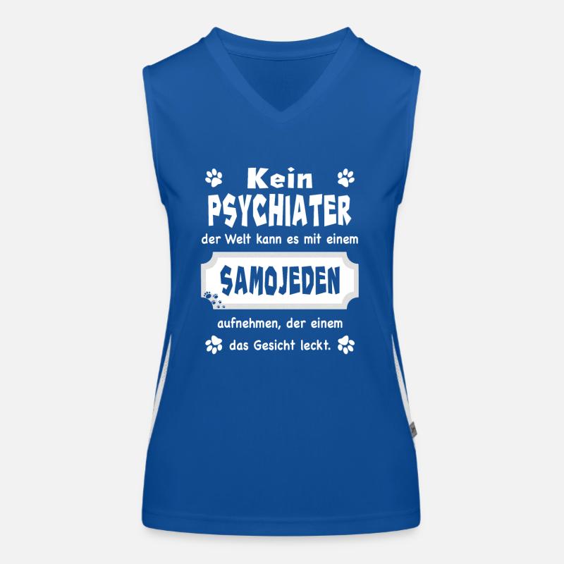 Kein Psychiater - Lustiger Spruch - Samojeden Funktionelles Kontrast-Tank Top für Frauen