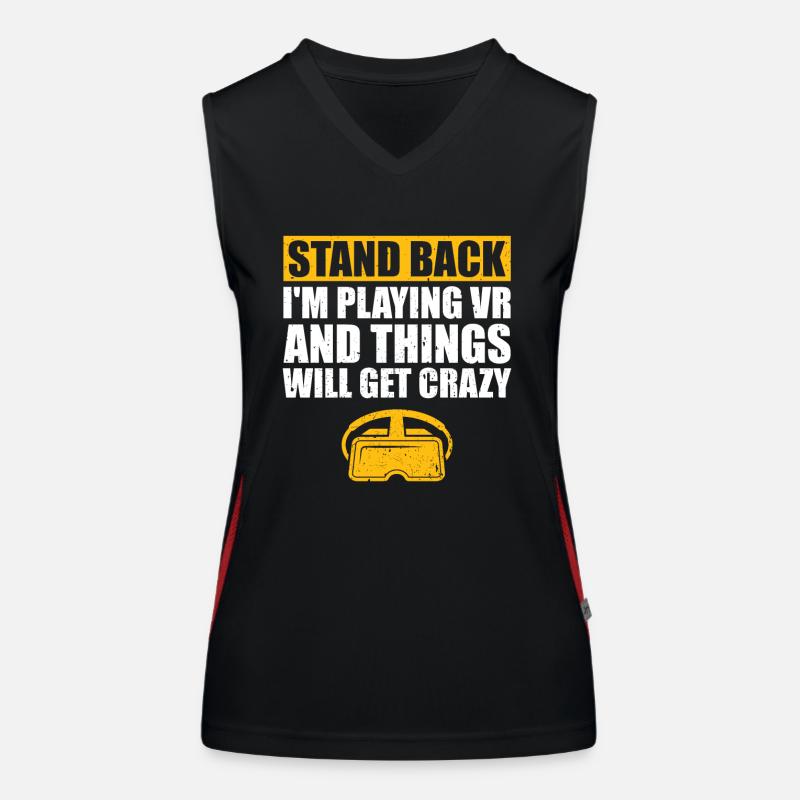 Virtual Reality VR Gift Women's Functional Contrast Tank Top