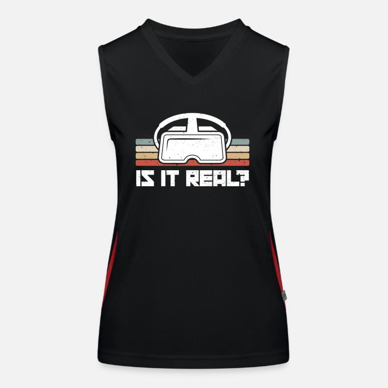 Virtual Reality VR Gift Women's Functional Contrast Tank Top