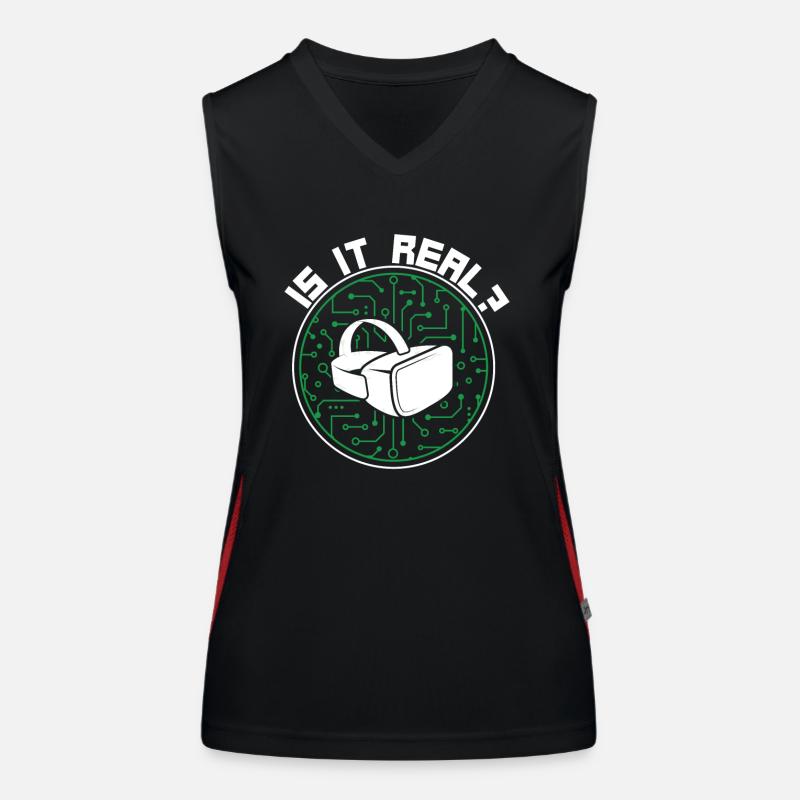 Virtual Reality VR Gift Women's Functional Contrast Tank Top