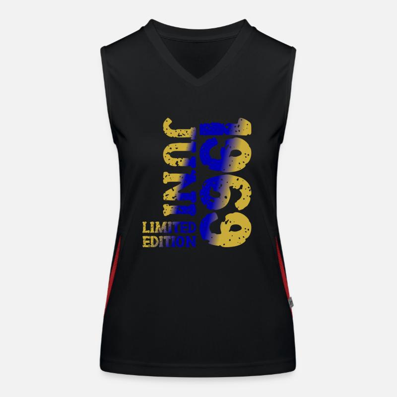 1969 Juni Limited Edition Geburtstag Geschenk Funktionelles Kontrast-Tank Top für Frauen