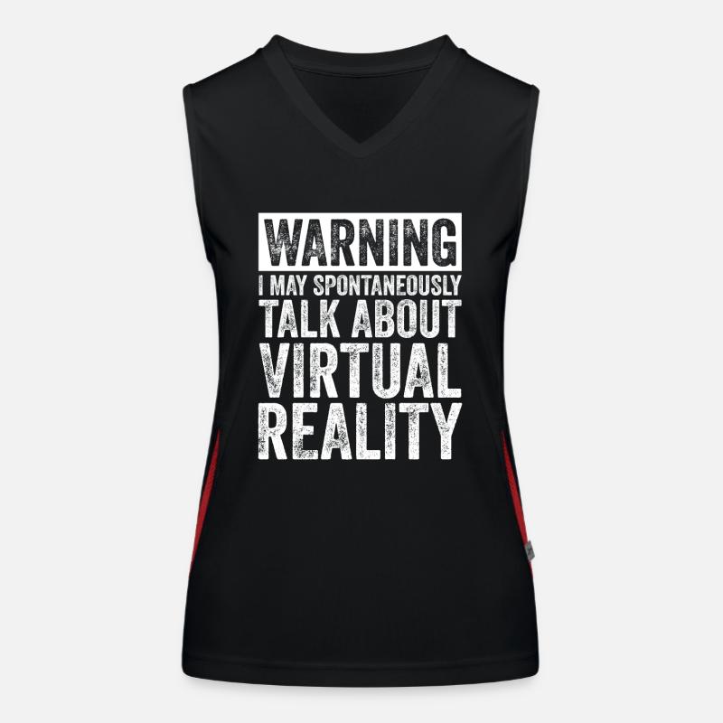 Virtual Reality VR Gift Women's Functional Contrast Tank Top