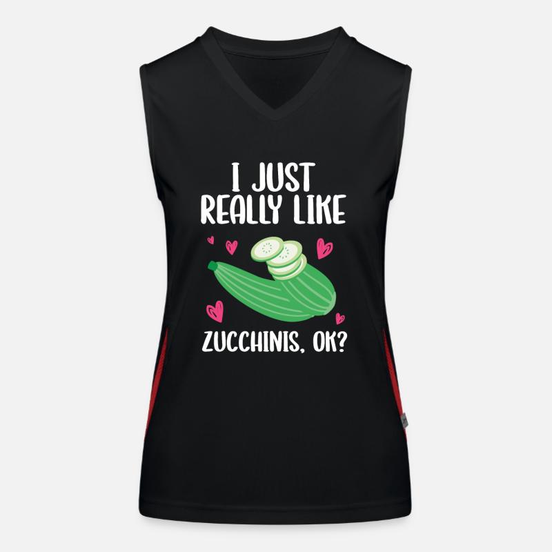 Courgette Débardeur respirant contrasté Femme
