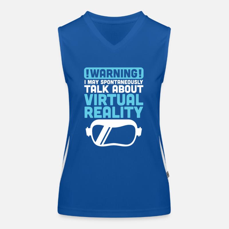 Virtual Reality VR Geschenk Funktionelles Kontrast-Tank Top für Frauen