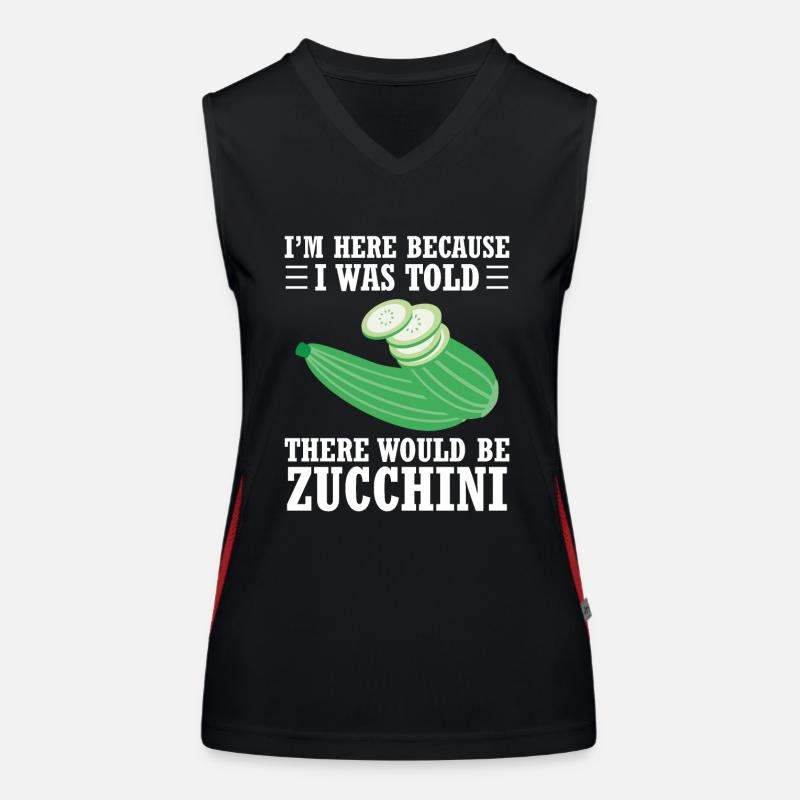Courgette Débardeur respirant contrasté Femme