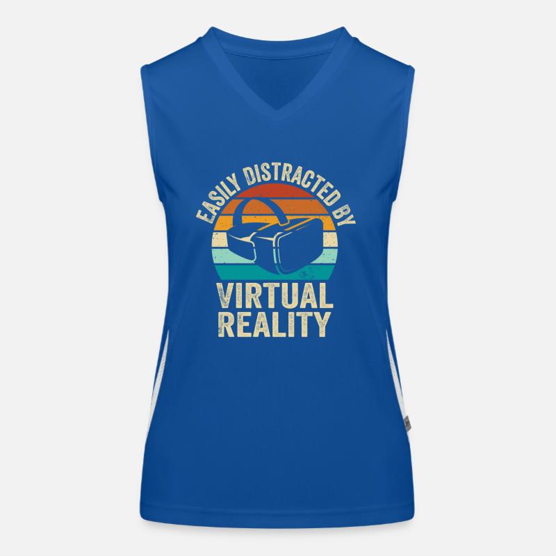 Virtual Reality VR Gift Women's Functional Contrast Tank Top