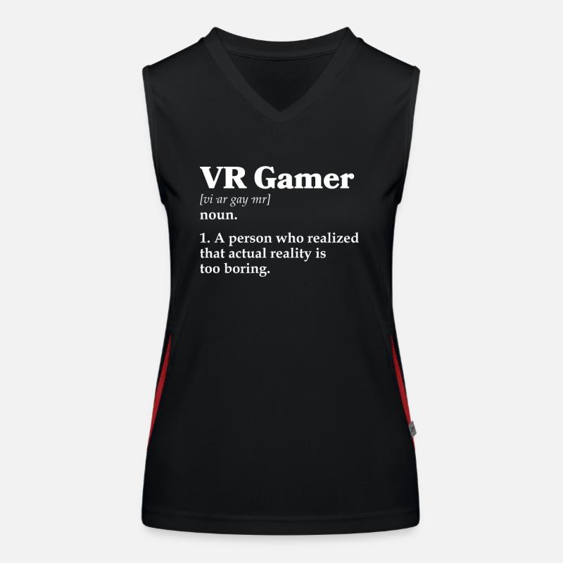 Virtual Reality VR Gift Women's Functional Contrast Tank Top