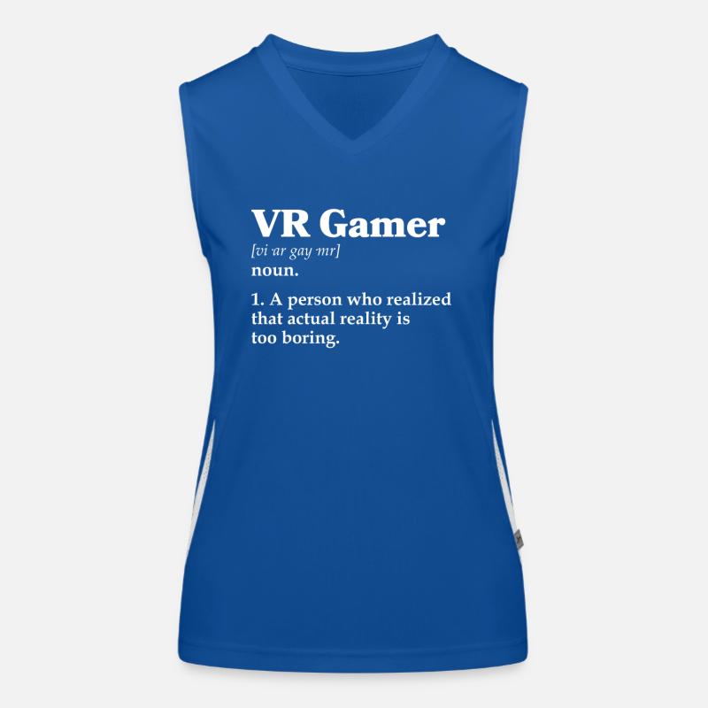 Virtual Reality VR Geschenk Funktionelles Kontrast-Tank Top für Frauen