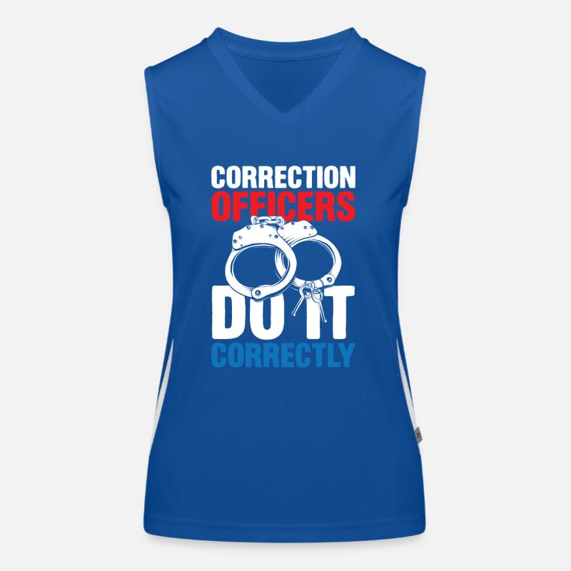 Correction Officer Do It Correctly Funktionelles Kontrast-Tank Top für Frauen