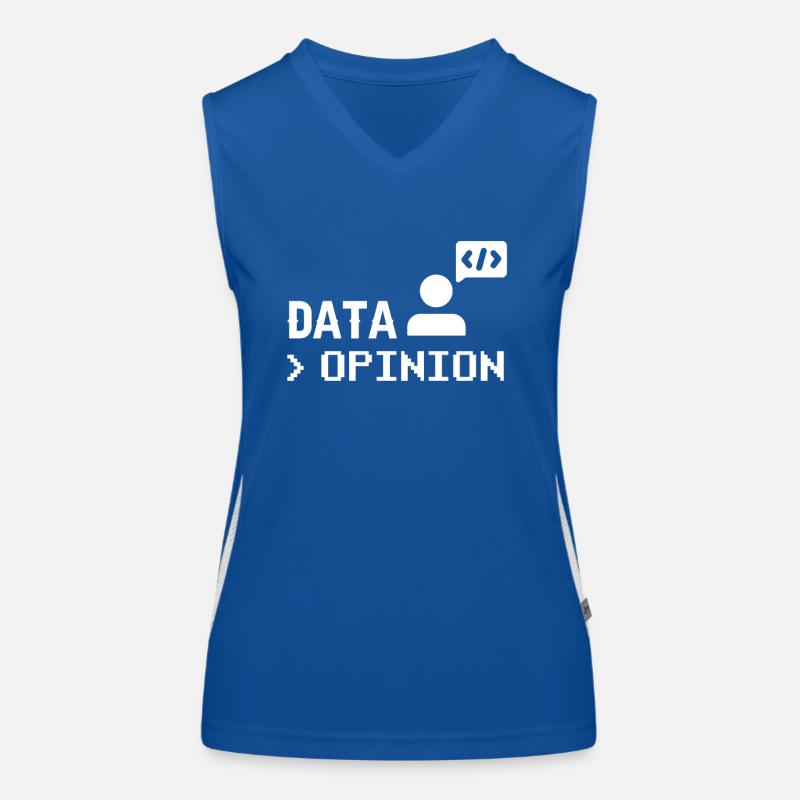 Data > Opinion Programmeur Codeur Codeur Débardeur respirant contrasté Femme