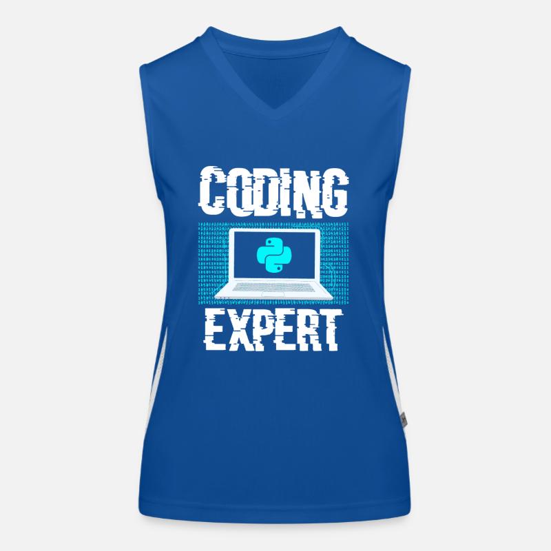 Coding Experte Coder Programmieren Programmierer Funktionelles Kontrast-Tank Top für Frauen