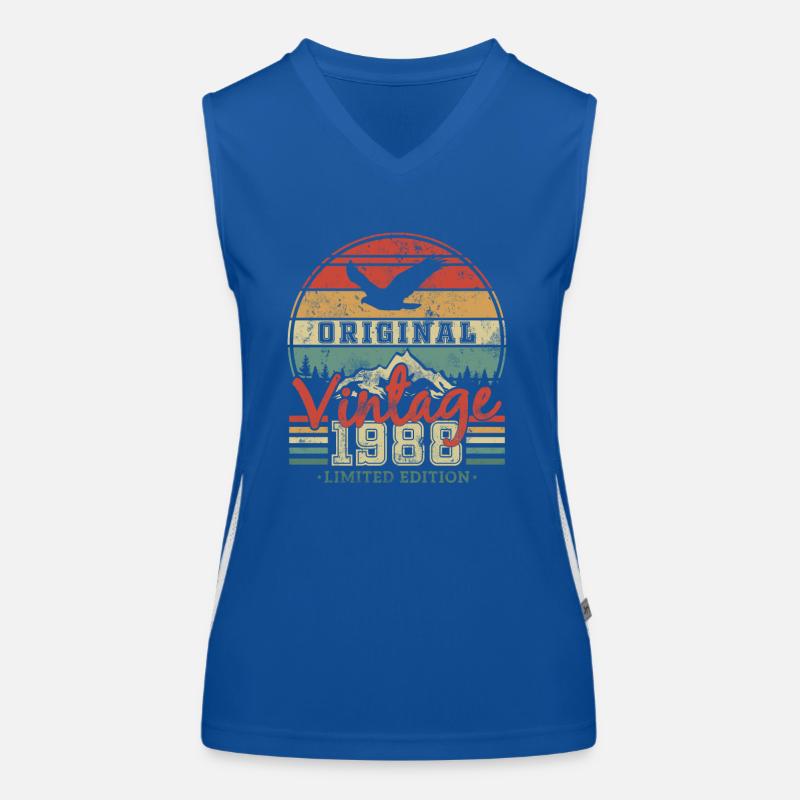 Birthday present born in 1988 Women's Functional Contrast Tank Top
