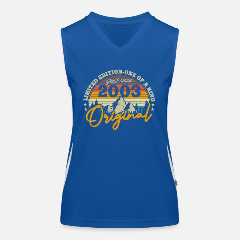 Geburtstags-Geschenk 2003 Funktionelles Kontrast-Tank Top für Frauen