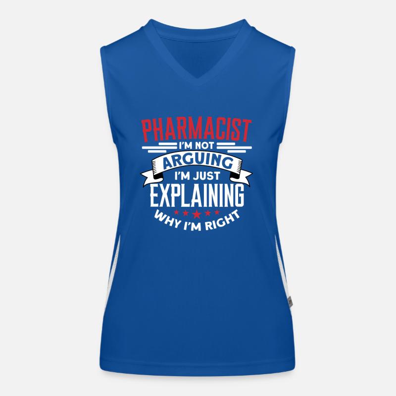 Pharmacist Women's Functional Contrast Tank Top