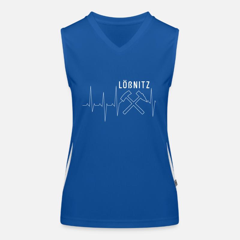 Lößnitz Erzgebirge Funktionelles Kontrast-Tank Top für Frauen