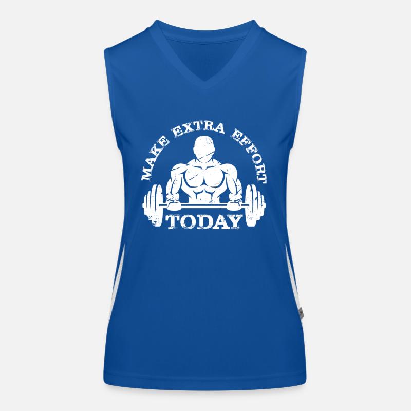 Make an extra effort today - Women's Functional Contrast Tank Top