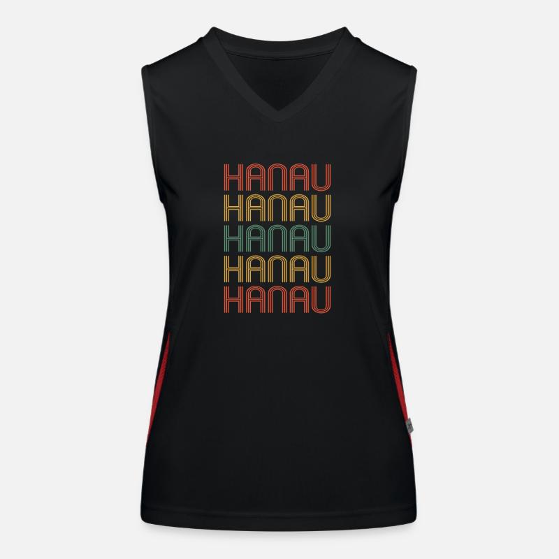 Hanauerin Hanauer Hanau Funktionelles Kontrast-Tank Top für Frauen