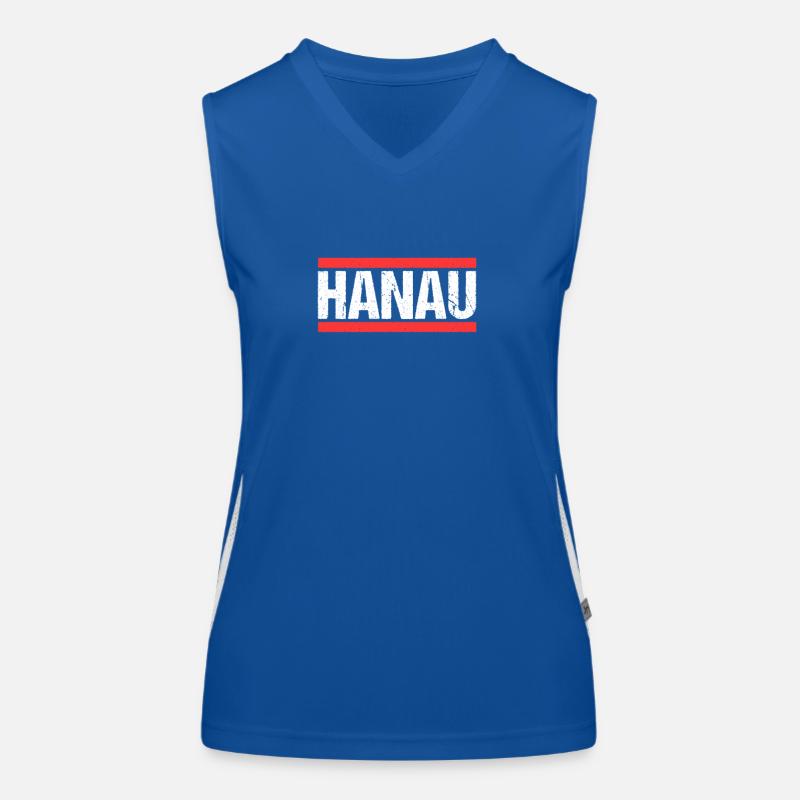 Hanauerin Hanauer Hanau Funktionelles Kontrast-Tank Top für Frauen