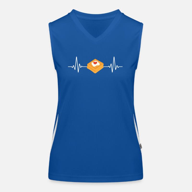 Waffle heart palpitations Women's Functional Contrast Tank Top
