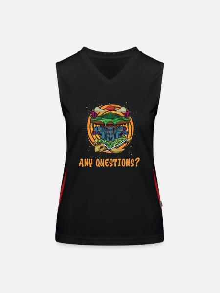 Flat Earth Theory Flat Earth Army Earth - Funktionelles Kontrast-Tank Top für Frauen - Schwarz/Rot - Vorne