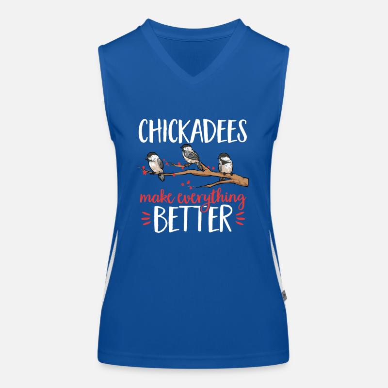 Observation des oiseaux mésanges Débardeur respirant contrasté Femme