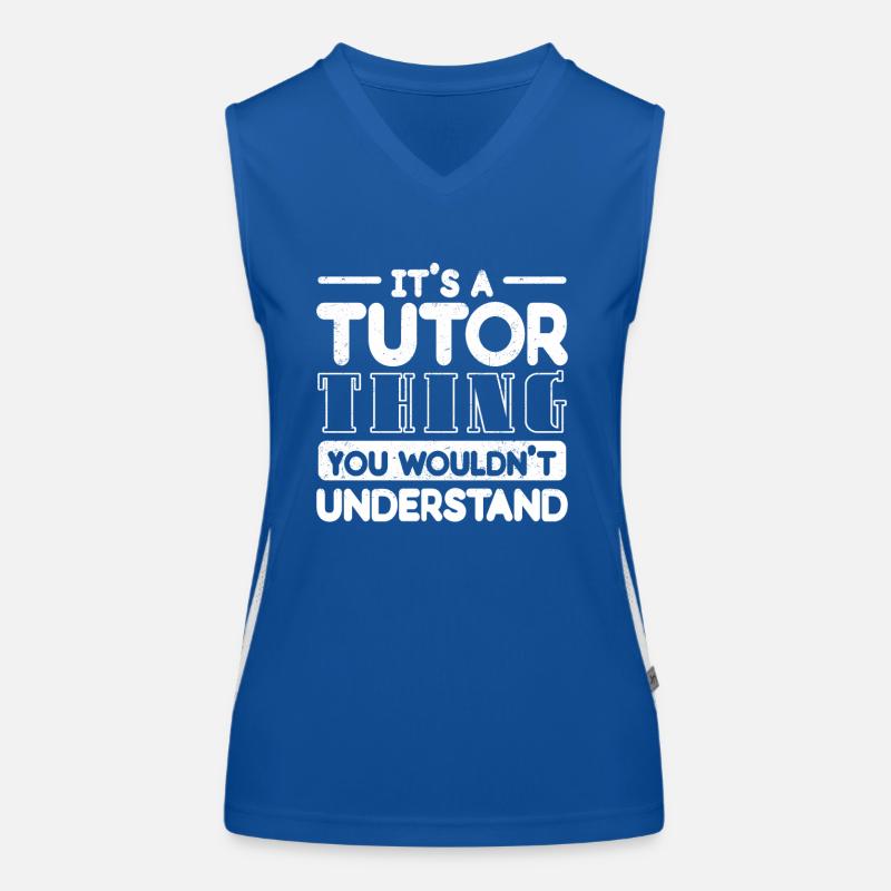 Tutor Geschenk Tutor Funktionelles Kontrast-Tank Top für Frauen
