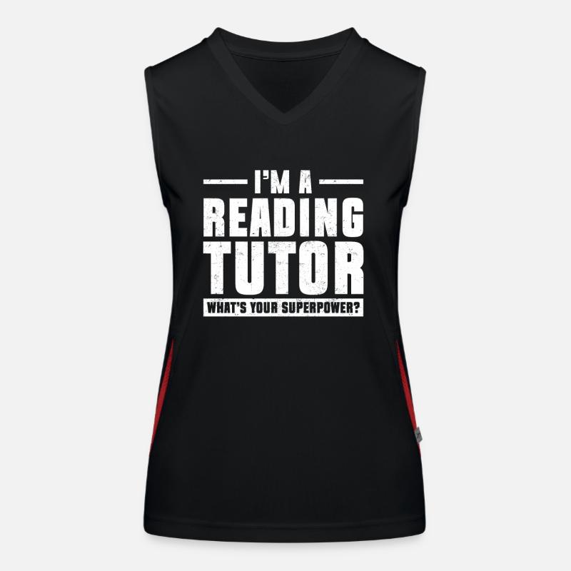 Tutor Geschenk Tutor Funktionelles Kontrast-Tank Top für Frauen
