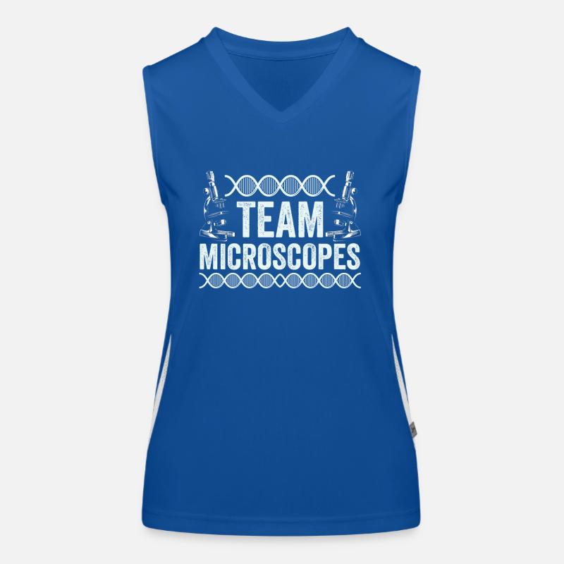 Équipe Microscopes Microscopes Dictons Microscope Débardeur respirant contrasté Femme