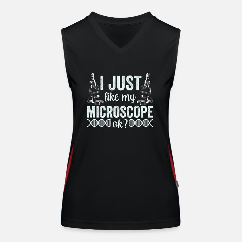 I just really like my microscope Microscope Women's Functional Contrast Tank Top