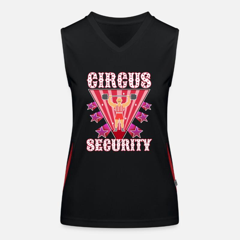 Circus security Women's Functional Contrast Tank Top