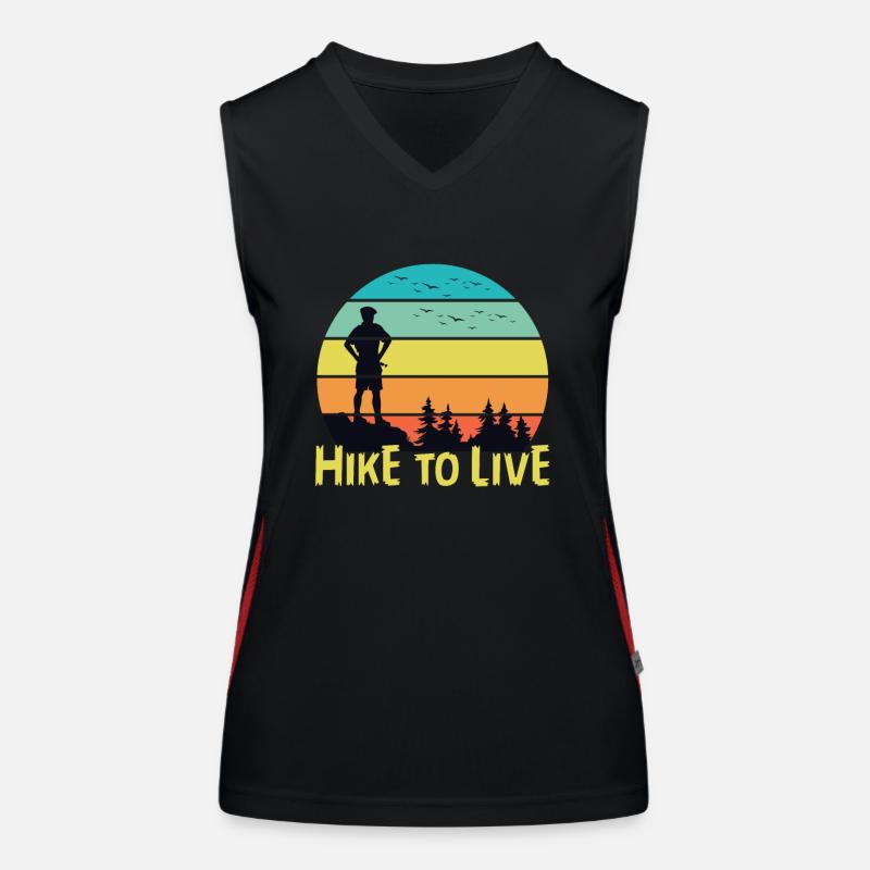 Hike To Live Women's Functional Contrast Tank Top