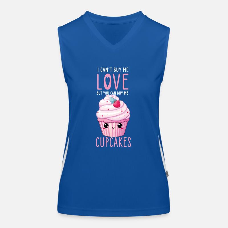 Cupcake Kawaii Funktionelles Kontrast-Tank Top für Frauen