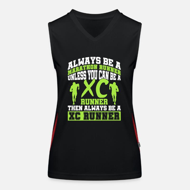 Xc Running Design Für Cc Runner Xc Runner Funktionelles Kontrast-Tank Top für Frauen