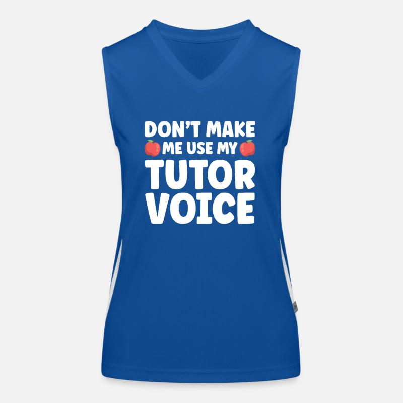 Tutor Geschenk Tutor Funktionelles Kontrast-Tank Top für Frauen