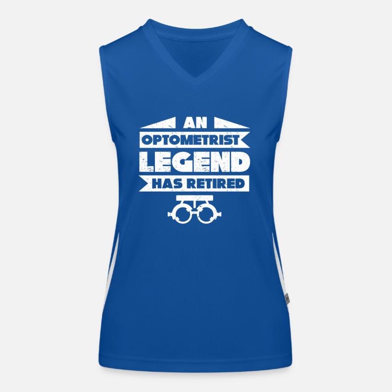 Optiker Geschenk Optometrie Funktionelles Kontrast-Tank Top für Frauen