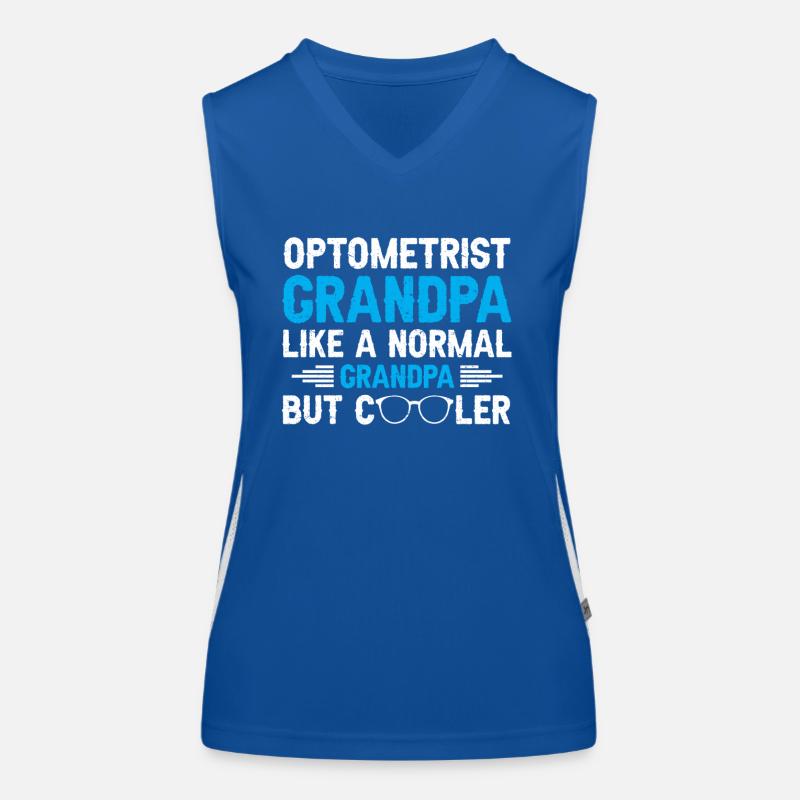 Opticien Gift Optometry Débardeur respirant contrasté Femme