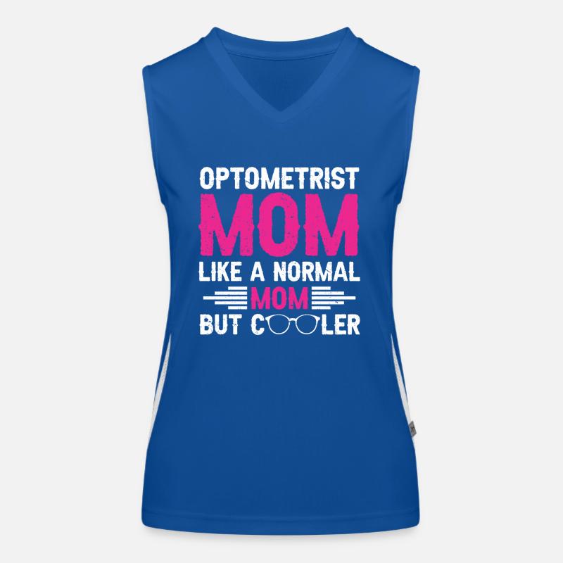 Optician Gift Optometry Women's Functional Contrast Tank Top