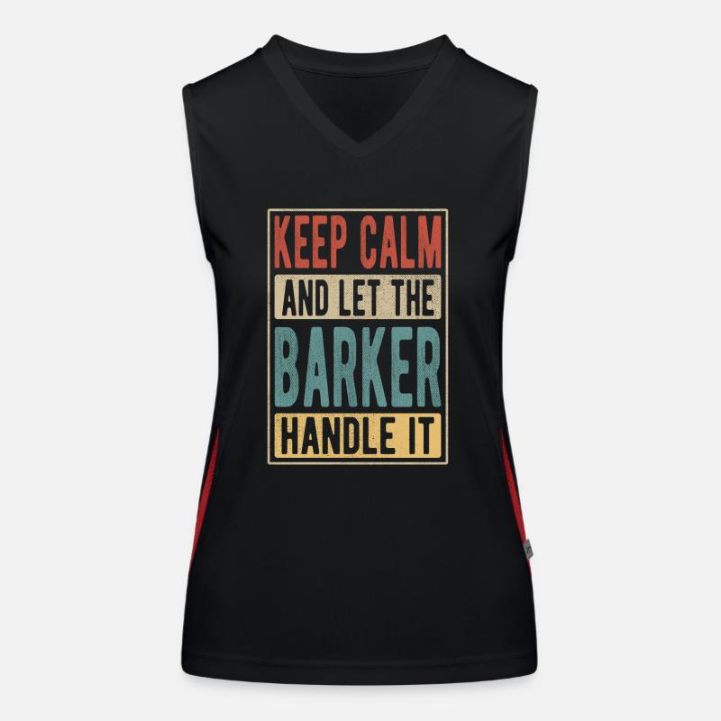 Cadeau Barker Retro Débardeur respirant contrasté Femme