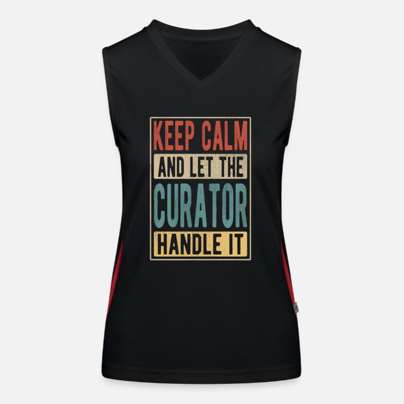 Curator Retro Gift Women's Functional Contrast Tank Top