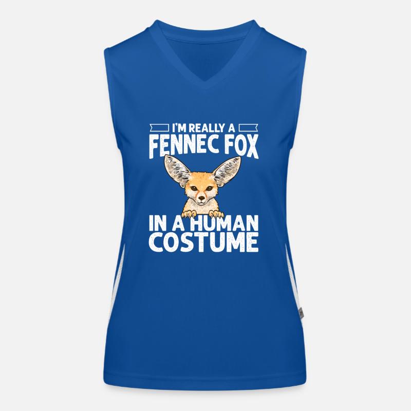 Fennek Fox Fennec Fox Desert Fox Women's Functional Contrast Tank Top