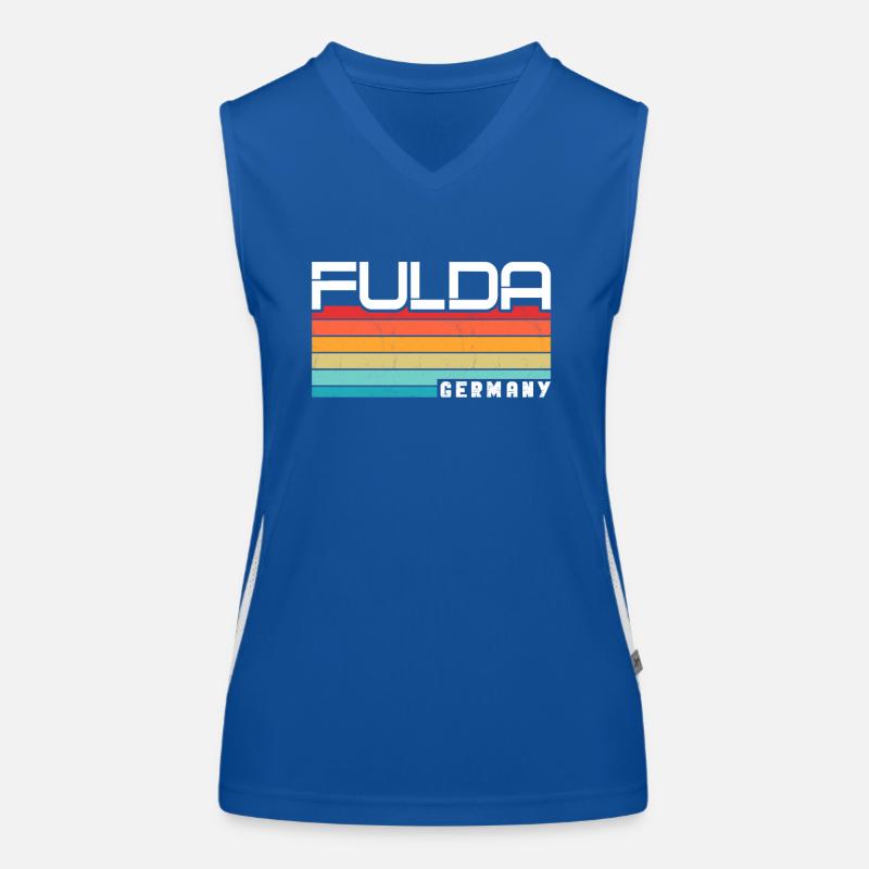 Fuldaerin Fuldaer Fulda Débardeur respirant contrasté Femme