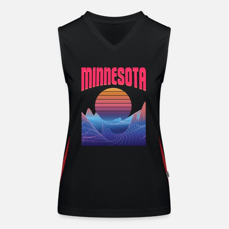 Minnesota Débardeur respirant contrasté Femme