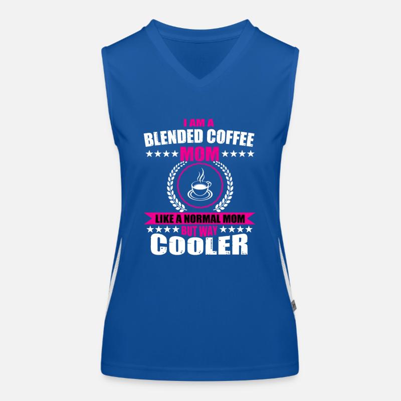 Gemischter Kaffee Mama Outfit Muttertag Funktionelles Kontrast-Tank Top für Frauen