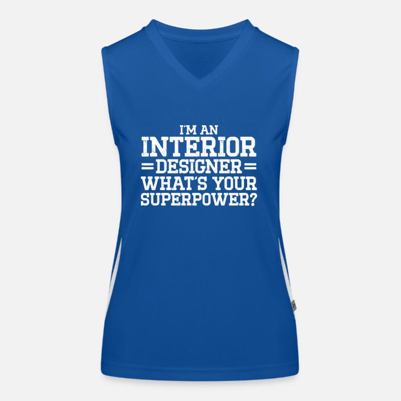 Interior Designer Gift Interior Decoration Designer Women's Functional Contrast Tank Top