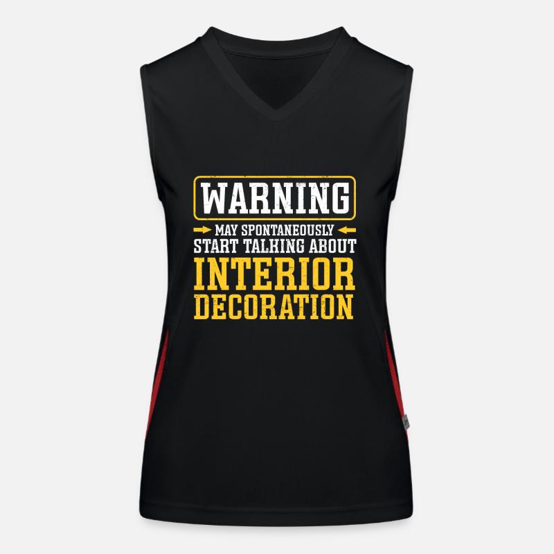 Interior Designer Gift Interior Decoration Designer Women's Functional Contrast Tank Top