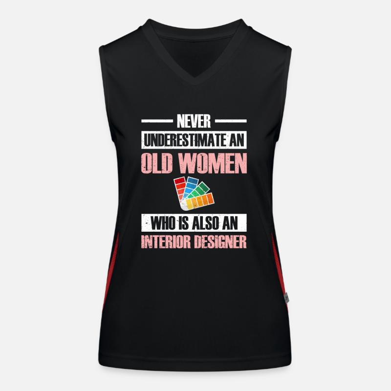 Interior Designer Gift Interior Decoration Designer Women's Functional Contrast Tank Top