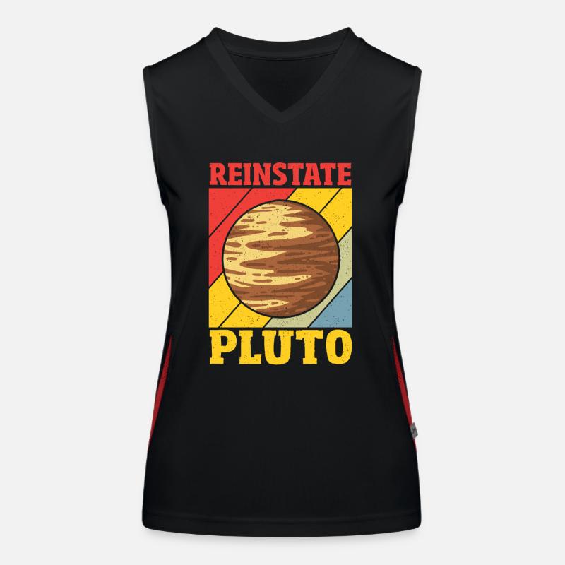 Pluton restaure la constellation astronomique Débardeur respirant contrasté Femme