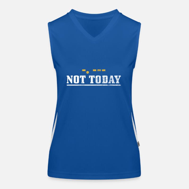 Amateurfunk-morsecode-design Für Women's Functional Contrast Tank Top
