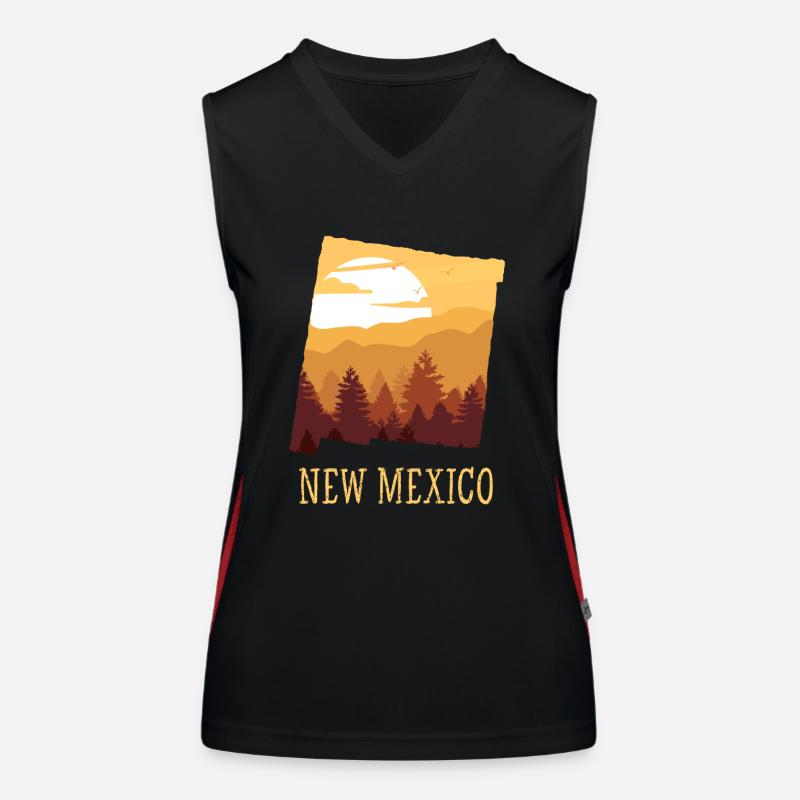 New Mexico Funktionelles Kontrast-Tank Top für Frauen